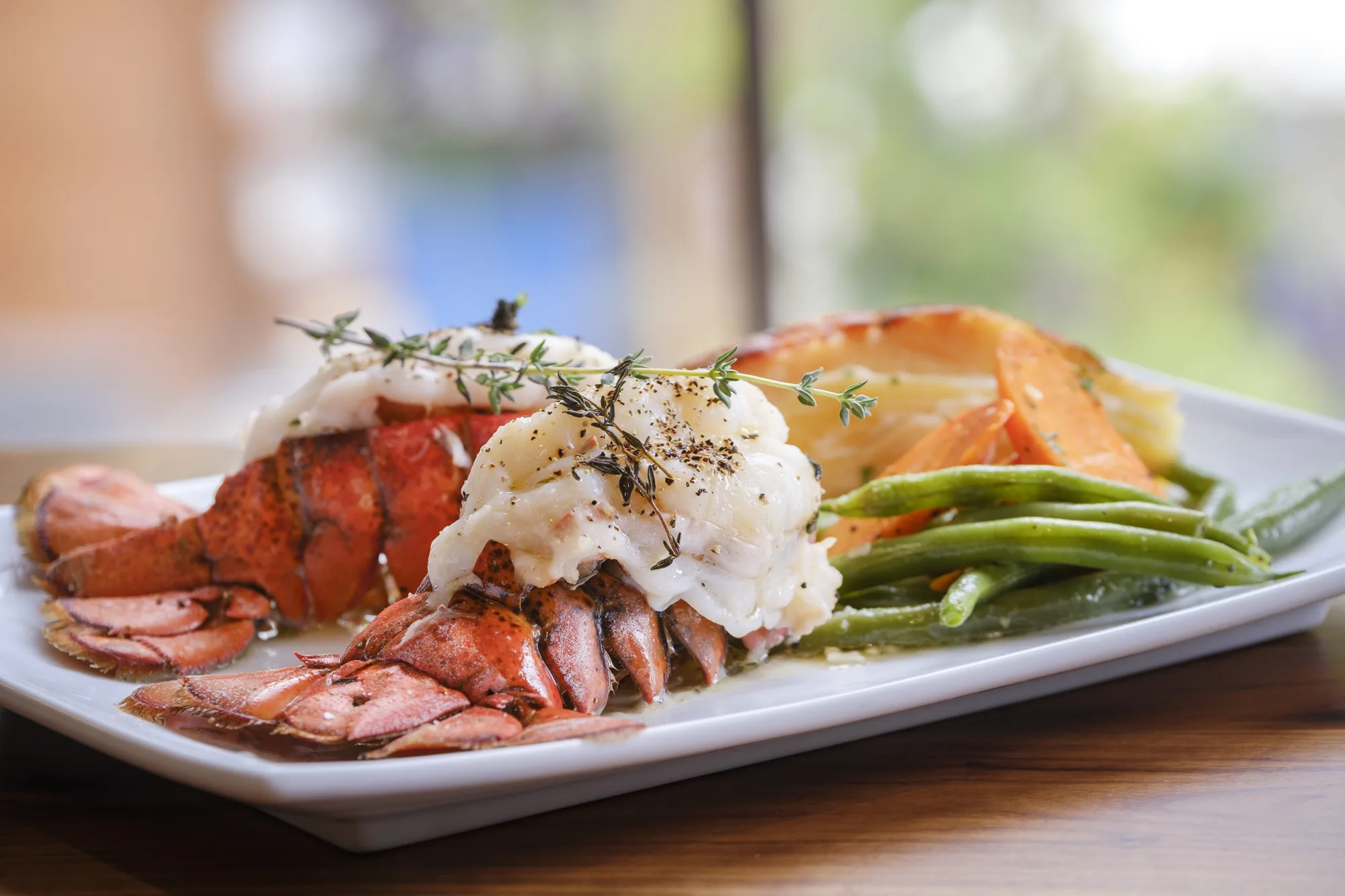 Table service in progress